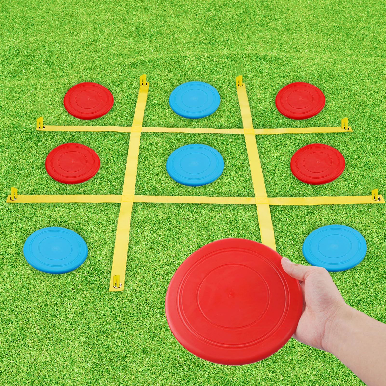 Amazon.com: Business King Giant Tic Tac Toe Outdoor Game, 4 Ft X 4